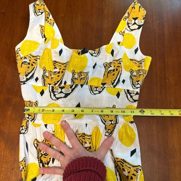 Nooworks Cheetah Head Fit and Flare Dress Size XS - Picture 10 of 15